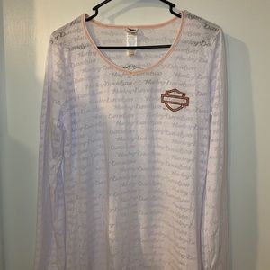 Long Sleeve Harley-Davidson Graphic Top